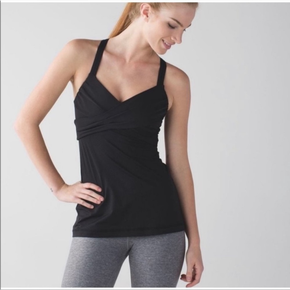 lululemon athletica Black Tank Top